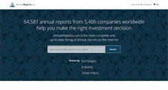 Desktop Screenshot of ft.annualreports.com