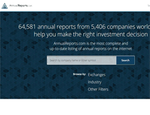 Tablet Screenshot of ft.annualreports.com